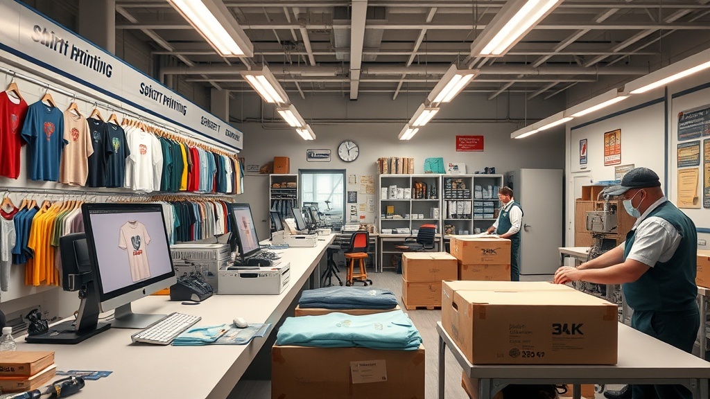 שלבים להזמנת הדפסת חולצות בכמויות גדולות – בלי להסתבך
